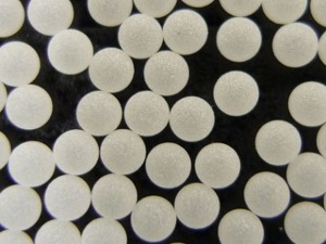 Polystyrene Polymer Spheres (Clear, White, Orange or Red) ~1.05g/cc - 1mm to 7mm