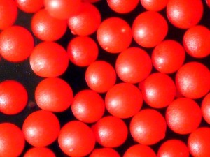 Red Polyethylene Microspheres 1.09-1.10g/cc - 425um to 600um (0.6mm)