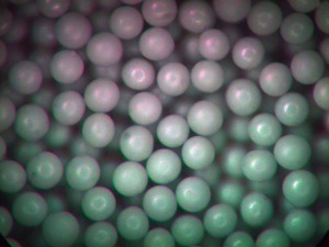 Grey Polyethylene Microspheres 1.00g/cc, 1.02g/cc, 1.05g/cc - 20um to 1400um (1.4mm)
