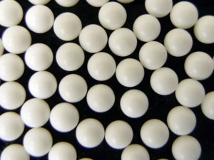 White Cellulose Acetate Polymer Spheres - Large Plastic Beads ~1.3g/cc - 1mm to 12mm