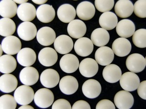 White Polymer Spheres - 1.8g/cc - 5.9mm