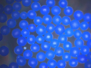 Fluorescent Blue Polyethylene Microspheres 1.13g/cc - 27um to 425um