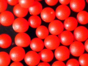 Red Polyethylene Microspheres 1.070g/cc -100um to 600um (0.6mm)