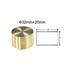 Copper cylindrical sample stage
