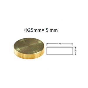 Copper cylindrical sample stage