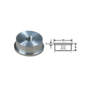 Aluminum cylindrical sample stage