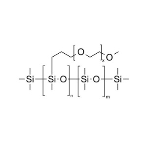 Poly(dimethylsiloxane-b-ethylene oxide), methyl terminated