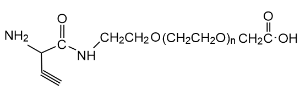 Amine alkyne-PEG-COOH